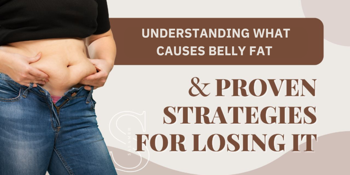 Feature image on how to get rid of lower belly fat