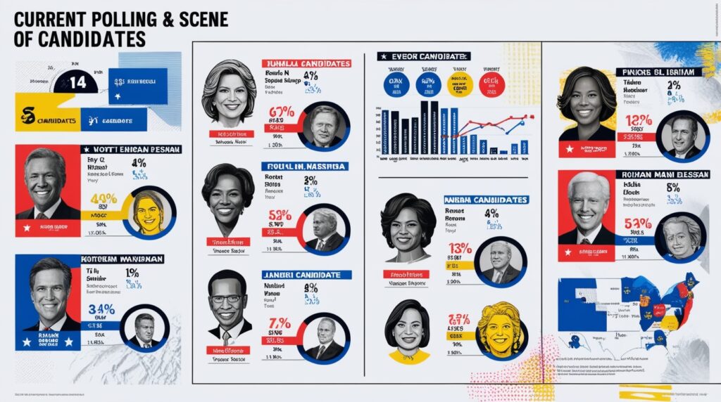 An image of Current Polling and Key Candidates​