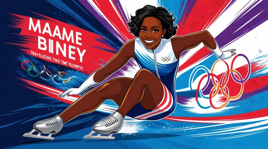 An image of Maame Biney: A Visionary in Short Track Speed Skating​