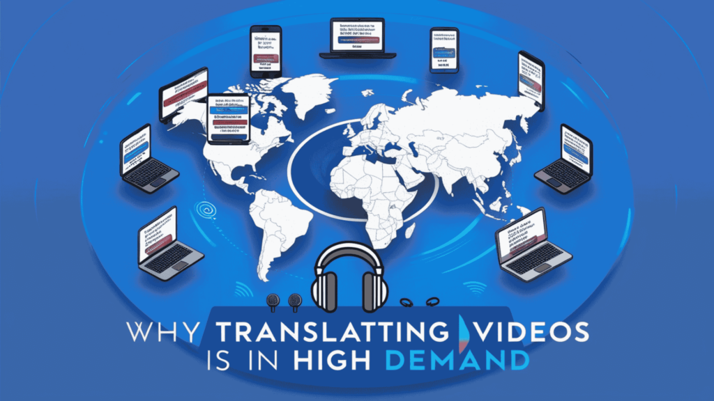 An image of earning with video translation