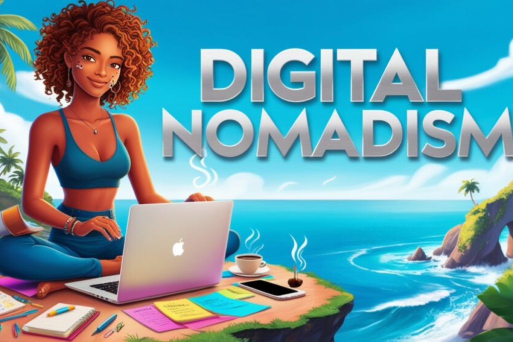 An image of digital nomadism