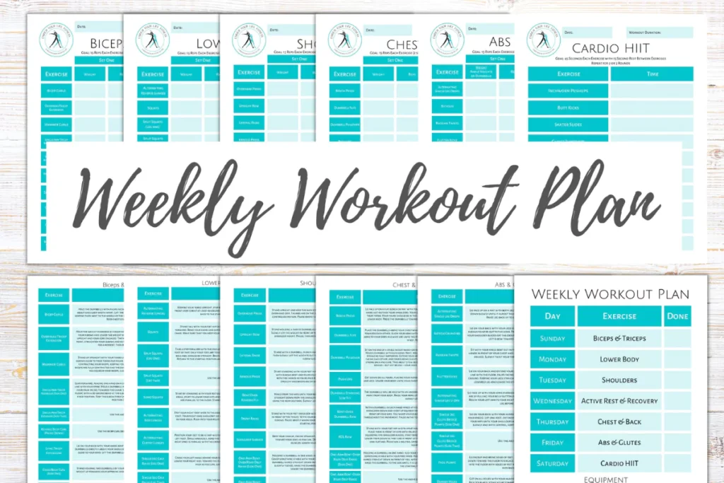 an image of Weekly Workout Plan