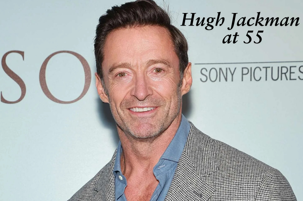 an image of Hugh Jackman at 55