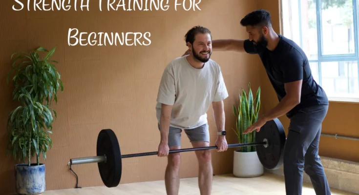 an image of Strength Training for Beginners: A Guide to Building Muscle